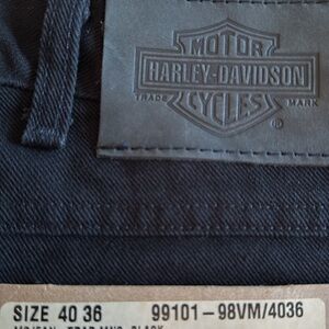 1990's Price! NEVER WORN  Harley-Davidson Men’s 5-pocket zip-up Denim Jean